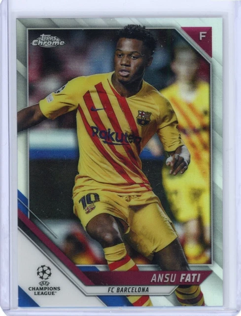 ANSU FATI REFRACTOR - Topps Chrome UEFA Champions League 2021/22 