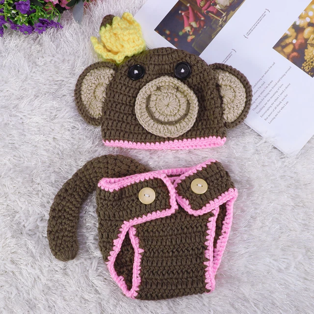 Costume Fotografia Neonato Per Bambini Capi Di Abbigliamento Scimmia