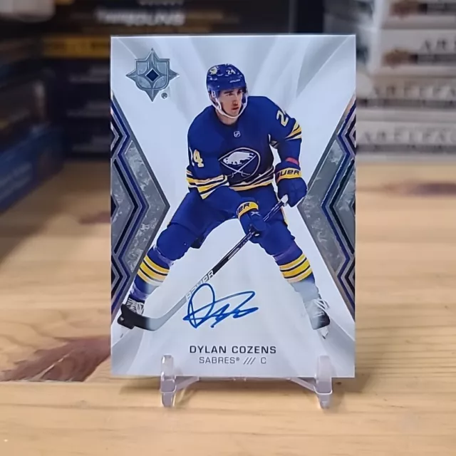 Dylan Cozens 2021-22 Upper Deck Ultimate Collection Auto #24 Buffalo Sabres