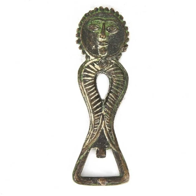 Handmade Brass Bottle Opener Beer Soda Wine Cork Cap Antique Patina Finish