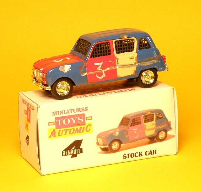 Solido Ancien – Voiture De Course Chromée Démontable Avec Châssis – Rare