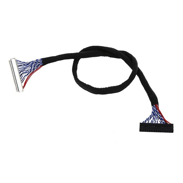 4X(Fix 30P S8 30-Pin 30-Pin 2-Channel 8-Bit LVDS Cable For LCD Panel Displa5)