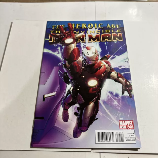 The Invincible Iron Man        # 25  2010)  Comic Mid -high Grade