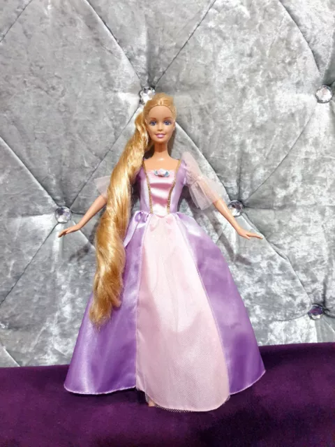 BAMBOLA BARBIE AS Rapunzel 2003 Fantasy Racconto Penelope Dragon