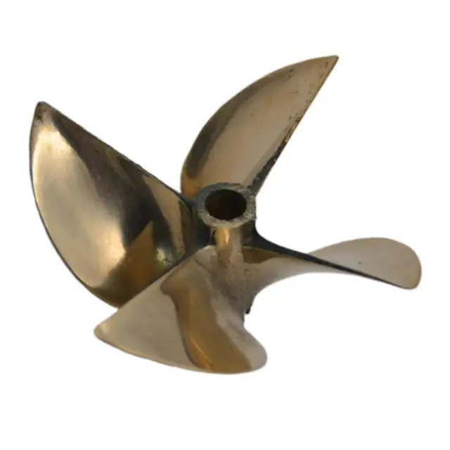 Kupfer RC Boot 4 Blatt Bronze Propeller 26cc Für 6,35mm 1/4" Propellerwelle