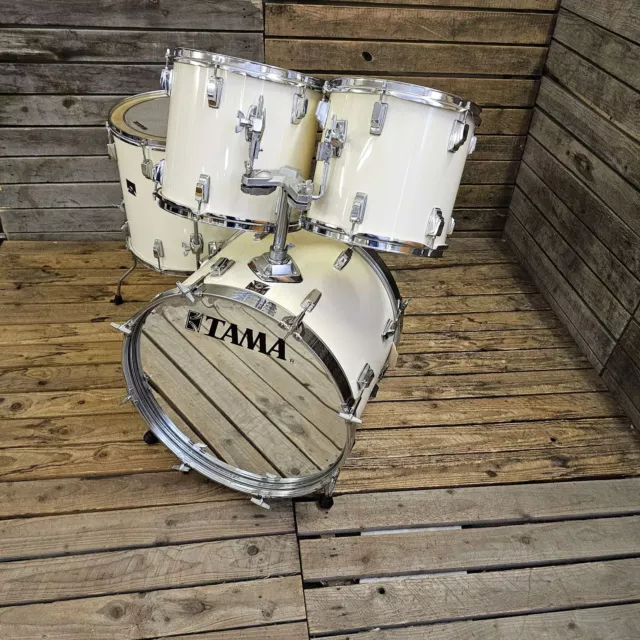 Drum Kit Tama Swingstar, Made In Japan, White USED! RKJJ200324