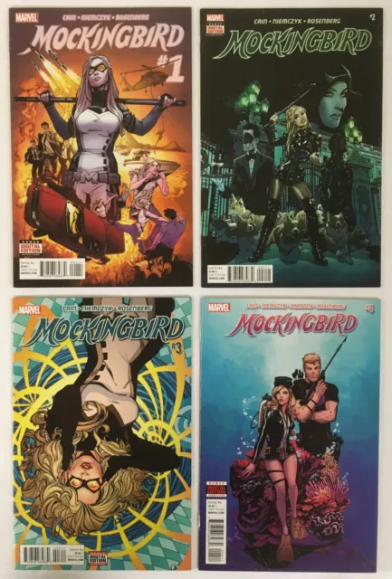 Mockingbird 4 Comic lot issues #1 2 3 4 Marvel Comics 2016 VF/NM 9.0 Grade