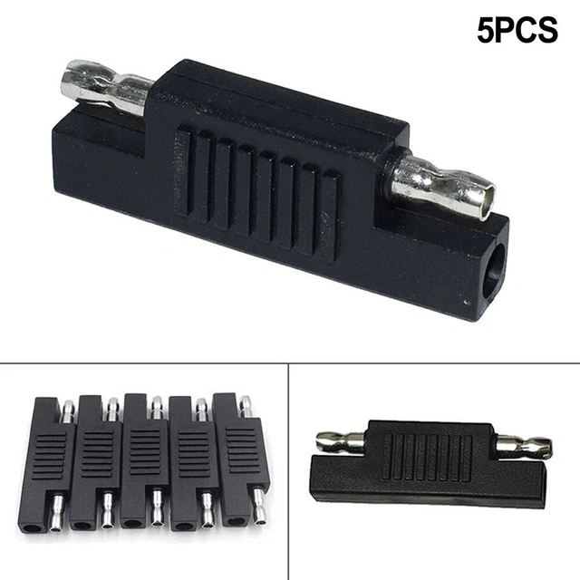 RUNCCI-YUN Connecteur SAE,Rallonge De Câble SAE,câble D' Extension à Déconnexion Rapide à Cosse 2 Broches, 1.2m SAE à SAE Rallonge,débranchement Rapide Rallonge(1m