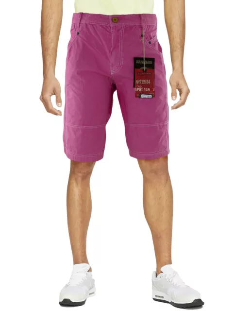 Napapijri Pantalone Bermuda Short Uomo Sorbetto It 44 48 W 30 34 Small Medium