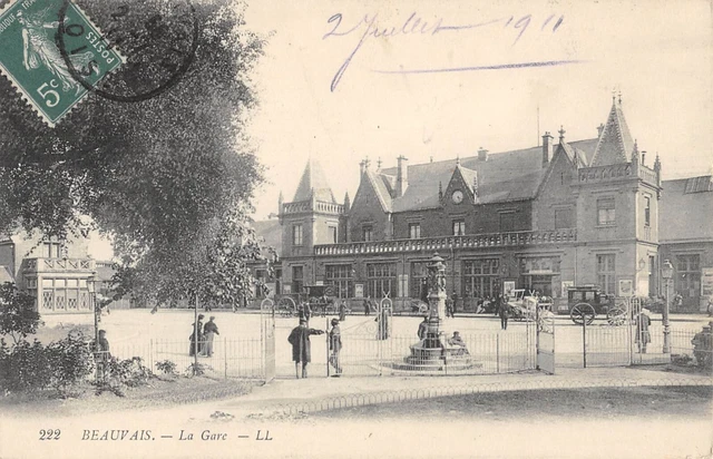 Cpa 60 Beauvais / La Gare