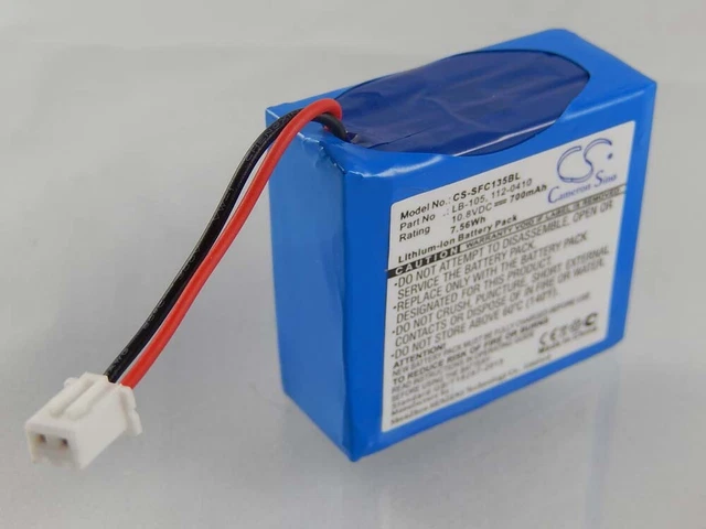 Batteria sostituisce SafeScan 112-0410, LB-105 700mAh