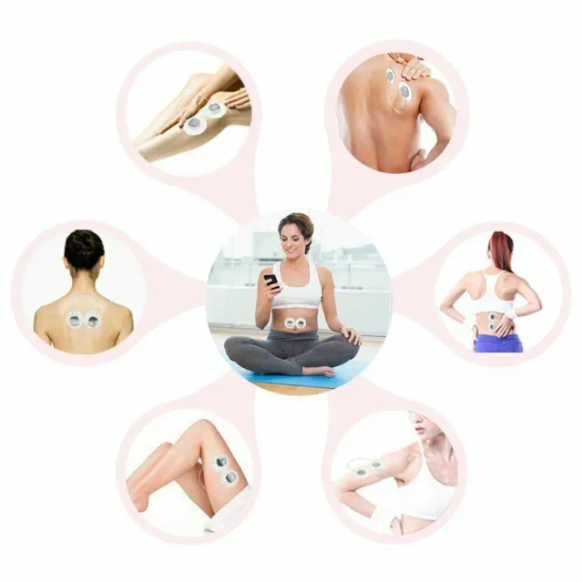 wireless mini jumper TENS Machine Massager Unit Pain Relief App Control physio