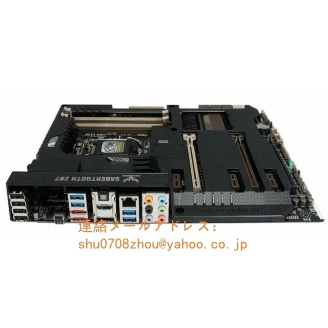 ASUS SABERTOOTH Z87 Intel Z87 LGA 1150 ATX Motherboard DDR3 Max 32GB ...