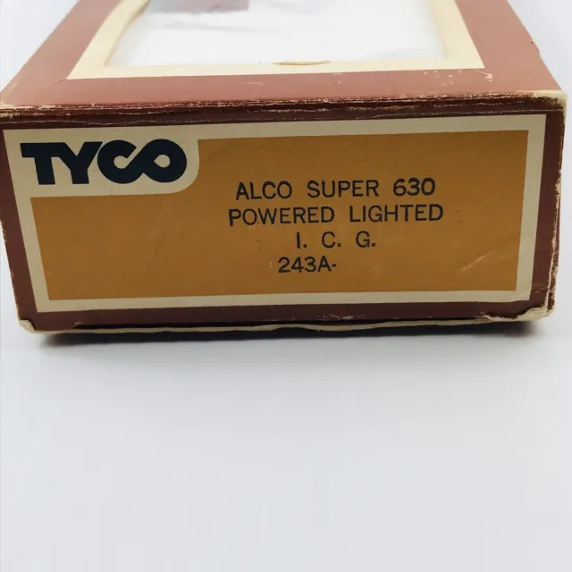 Tyco Alco Super 630 Powered Lighted ICG 243a / Illinois Central Gulf 1102 HO 12