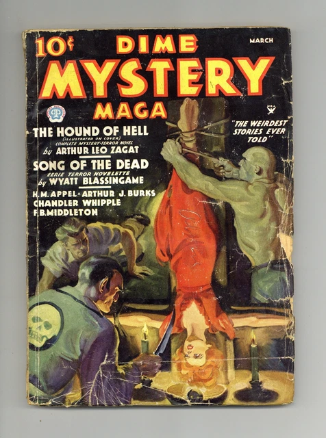 Dime Mystery Magazine Pulp Mar 1935 Vol. 7 #4 FR