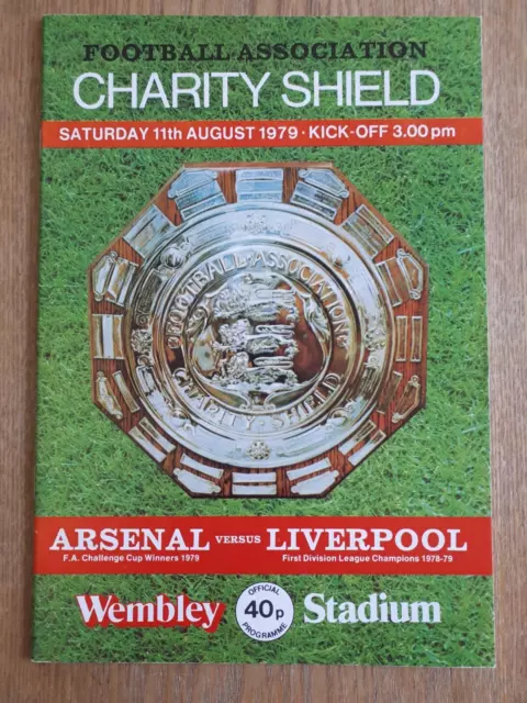 Arsenal v Liverpool 1979 FA Charity Shield @ Wembley Stadium - 11th August 1979