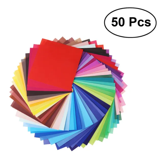 50 blätter Origami Lebendige Farbige Papier Seitige Platz für Kunst Handwerk