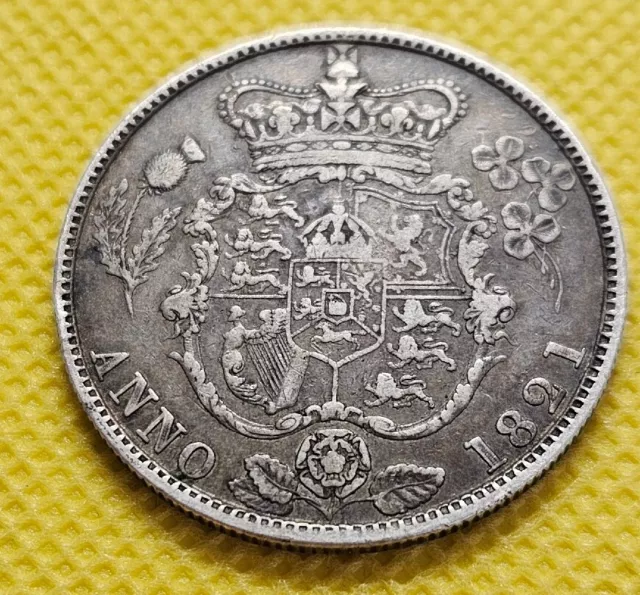 1821 Halfcrown - George IV British Silver Coin