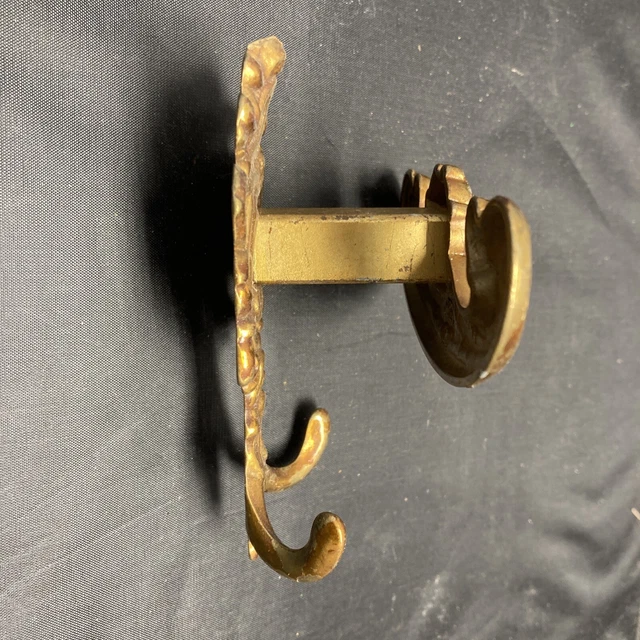 Solid Brass Antique Coat Hat Hooks Hanger Home Or School. 3
