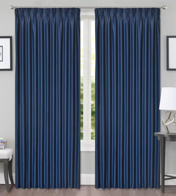 Blackout Curtain Pinch Pleat Thermal Insulated Blockout 3layers   Drapes 1PC