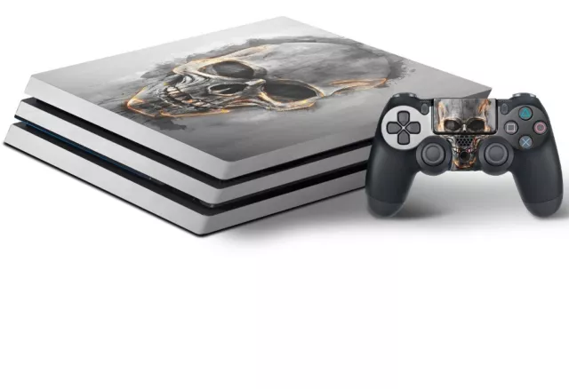 Speedlink Design-Skin Crâne Film Autocollants Sticker Vinyle pour Sony PS4 Pro