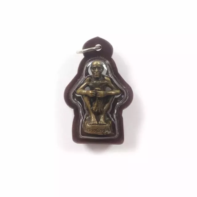 Phra LP Suang Wat Pripattana Temple Waterproof Pendant Thai Buddha Amulet