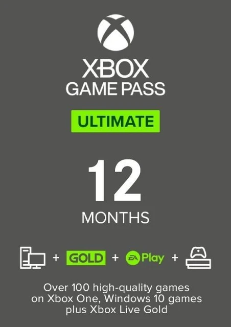 XBOX Game Pass Ultimate + XBOX LIVE GOLD - 12 mesi - codice digitale