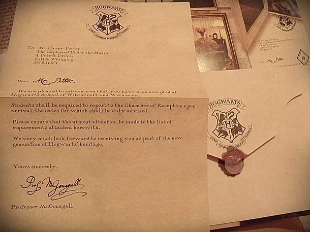 Lettera harry potter esselunga