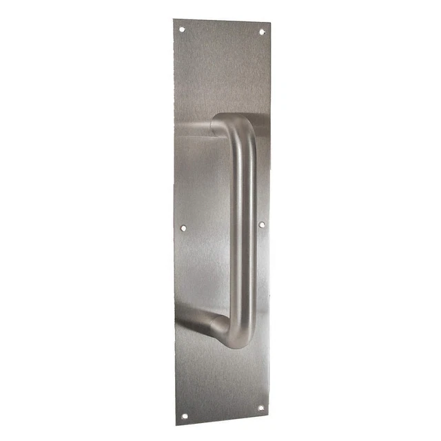 Trimco 1018-2B.710Cu Door Pull Plate 3.5X12" W/ 10" Ctc Pull