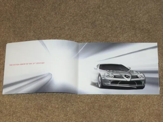 2004 MERCEDES BENZ SLR McLAREN Sales Brochure 3