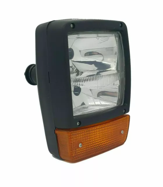 PAIR of Headlight JCB Telehandler Loader Loadall Head Lamp Headlamp Indicator