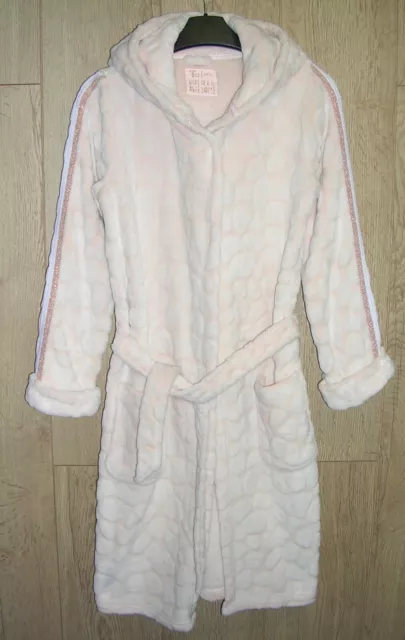 TU Girls Pink GIRAFFE Fleece Dressing Gown Pyjamas Age 11-12 152cm