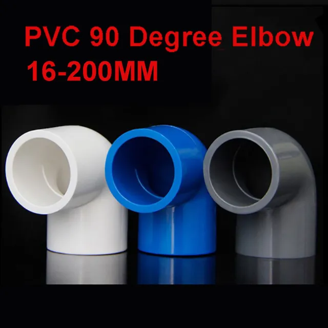 90 Degree Bend Fittings PVC Metric Pipes Fittings Water Supply Pipes & Fittings