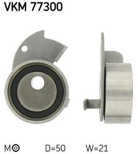 SKF Galet tendeur de courroie de distribution Poulie-tendeur VKM 77300 50mm 21mm