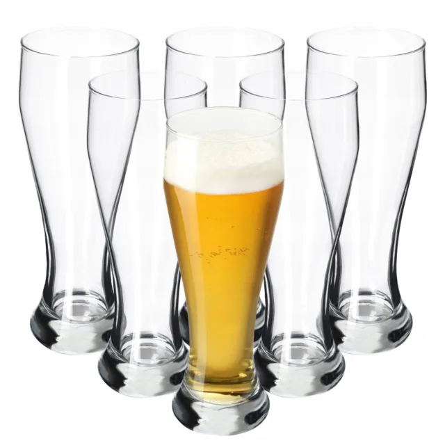 KADAX Juego de vasos de cerveza, jarras de cerveza de cristal, tulipanes de...