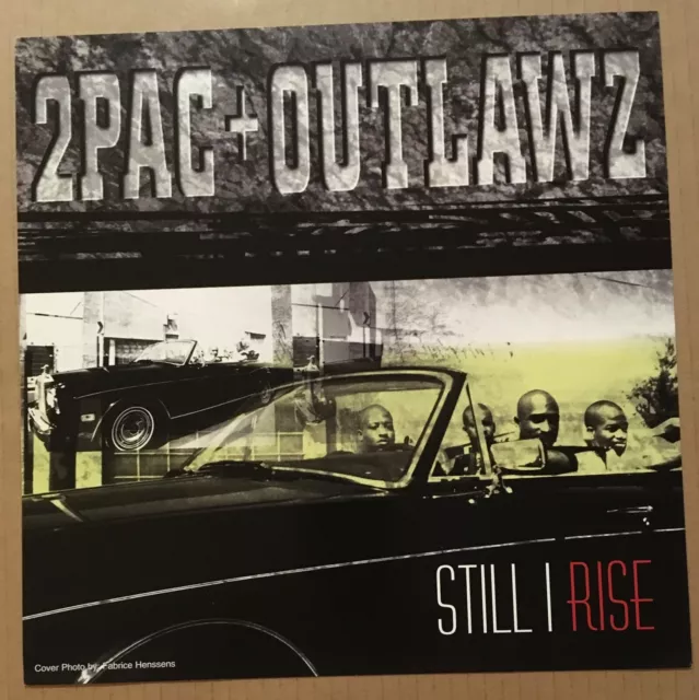 2PAC & OUTLAWZ Rare VINTAGE DOUBLE SIDED PROMO POSTER FLAT For 1999 CD 2 Pac