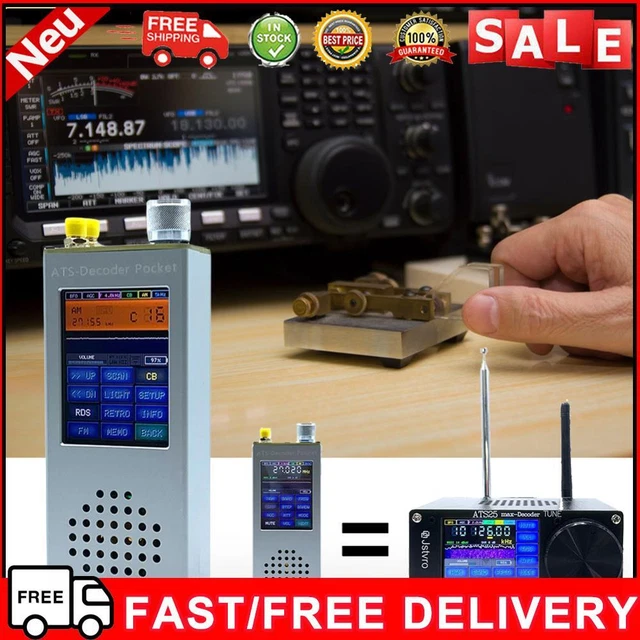 ATS DECODER POCKET SI4732 CW Decoder con codice registrato ufficiale 4 ...