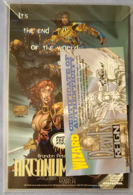Silver Surfer Witchblade Devil's Reign #1/2 Marvel Wizard w/COA 1997 2