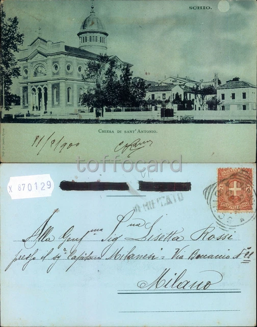 Vicenza Provincia-Schio-Chiesa Di Sant'antonio-B87-129