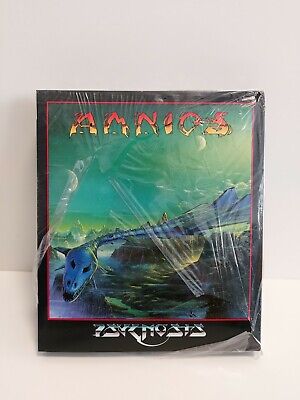 VINTAGE 1991 Amnios videogioco per il Commodore Amiga dalla Psygnosis 2 Dischi 