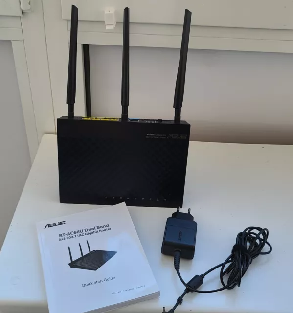 Bellissimo Router Asus Rt-Ac66U Wireless Gigabit Ethernet Dual Band (2.4/5 Ghz)