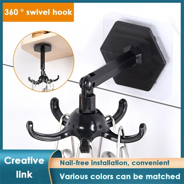 Supporto Molto Forte da Parete 1pcs 360° Rotante Supporto Accessori