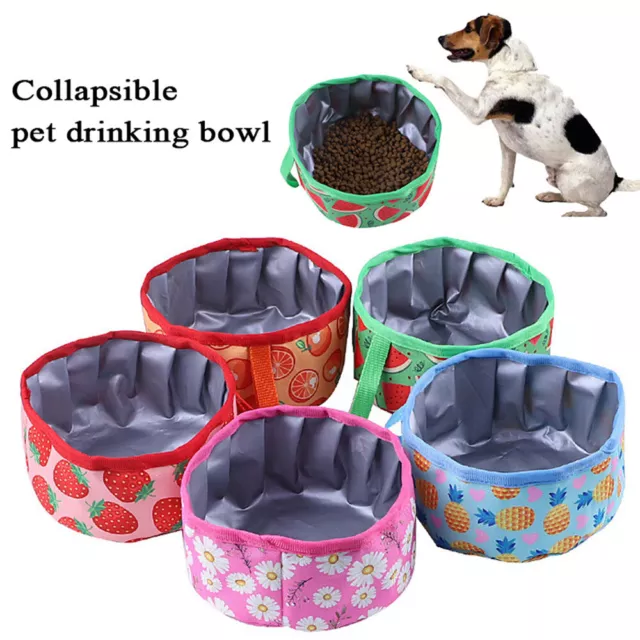 Pet Outdoor Dish Dog Feeder Puppy Folding Bowl Pet Outdoor Accessoire 》