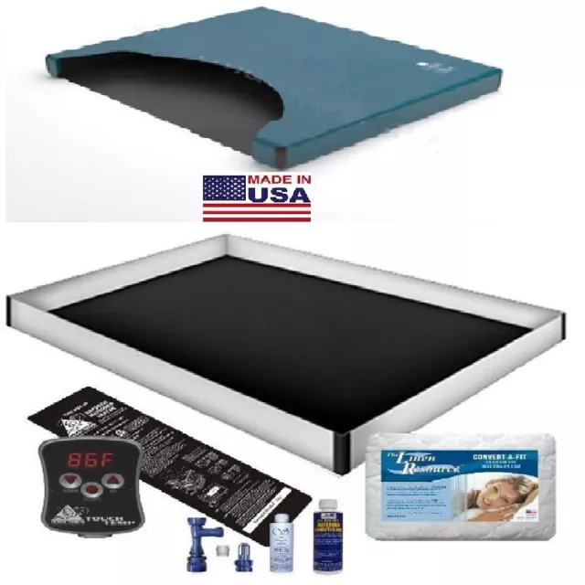 22 Mil Free Flow Waterbed Mattress / Pad / Liner / Heater / Fill Drain Kit