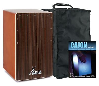 XDrum Cajon percussioni batteria  battente in Tiglio  XDrum Primero Natural con borsa 