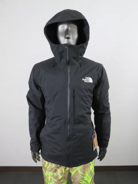 Mens The North Face Thermoball Snow Triclimate Hooded Waterproof Jacket - Black