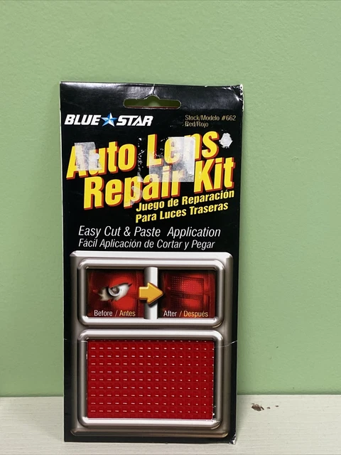 Blue Star 662 Auto Lens Repair Kit Red Textured