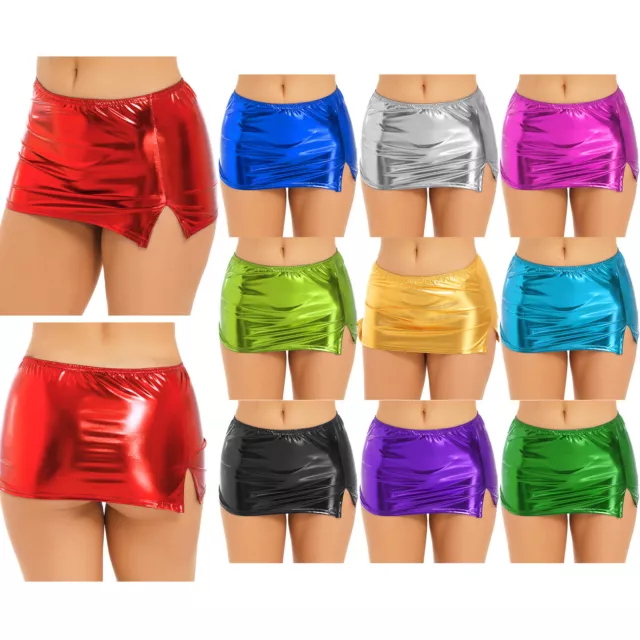 Sexy Women's Mini Skirt Stretch Mesh Micro See Through Lingerie Sheer Nightwear