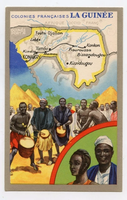French Colonies. La Guinea