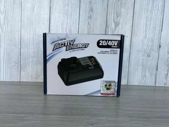ACTIV ENERGY 20V 40V Battery Charger Power Took New Sealed Li on